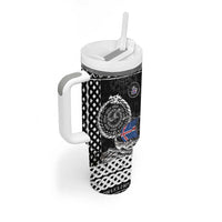 Personalized Viking Iceland Tumbler With Handle Icelander Viking Ship