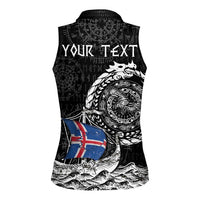 Personalized Viking Iceland Women Sleeveless Polo Shirt Icelander Viking Ship
