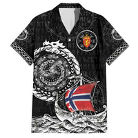 Personalized Viking Norway Family Matching Summer Maxi Dress and Hawaiian Shirt Norwegian Viking Ship