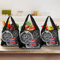 Viking Norway Grocery Bag Norwegian Viking Ship