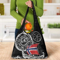 Viking Norway Grocery Bag Norwegian Viking Ship