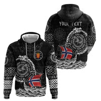 Personalized Viking Norway Hoodie Norwegian Viking Ship