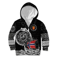 Personalized Viking Norway Kid Hoodie Norwegian Viking Ship