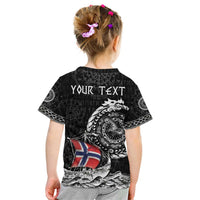 Personalized Viking Norway Kid T Shirt Norwegian Viking Ship