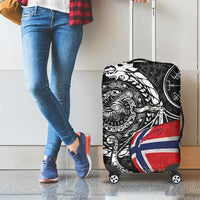 Viking Norway Luggage Cover Norwegian Viking Ship