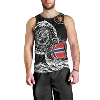 Personalized Viking Norway Men Tank Top Norwegian Viking Ship