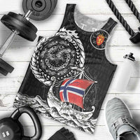 Personalized Viking Norway Men Tank Top Norwegian Viking Ship