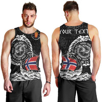 Personalized Viking Norway Men Tank Top Norwegian Viking Ship