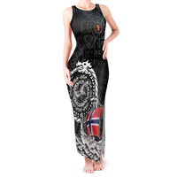 Personalized Viking Norway Tank Maxi Dress Norwegian Viking Ship