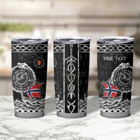 Personalized Viking Norway Tumbler Cup Norwegian Viking Ship