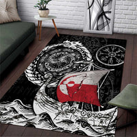 Viking Greenland Area Rug Greenlander Viking Ship