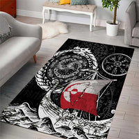 Viking Greenland Area Rug Greenlander Viking Ship
