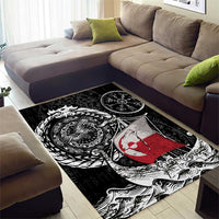 Viking Greenland Area Rug Greenlander Viking Ship