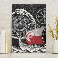 Viking Greenland Canvas Wall Art Greenlander Viking Ship