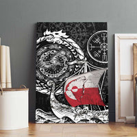 Viking Greenland Canvas Wall Art Greenlander Viking Ship