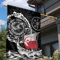 Viking Greenland Garden Flag Greenlander Viking Ship