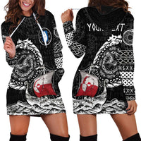 Personalized Viking Greenland Hoodie Dress Greenlander Viking Ship
