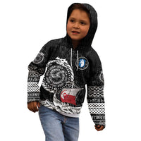 Personalized Viking Greenland Kid Hoodie Greenlander Viking Ship