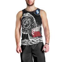 Personalized Viking Greenland Men Tank Top Greenlander Viking Ship