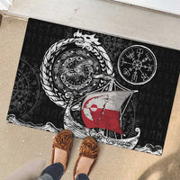 Viking Greenland Rubber Doormat Greenlander Viking Ship
