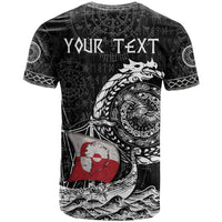 Personalized Viking Greenland T Shirt Greenlander Viking Ship