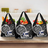 Viking Finland Grocery Bag Finnish Viking Ship