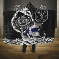 Viking Finland Hooded Blanket Finnish Viking Ship