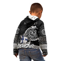 Personalized Viking Finland Kid Hoodie Finnish Viking Ship