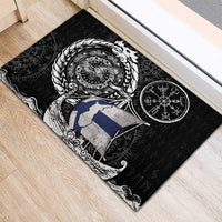 Viking Finland Rubber Doormat Finnish Viking Ship