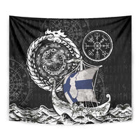 Viking Finland Tapestry Finnish Viking Ship