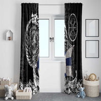 Viking Finland Window Curtain Finnish Viking Ship