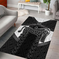 Ancient Scotland Area Rug Pictish Beast Celtic Knotwork