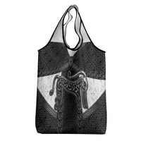Ancient Scotland Grocery Bag Pictish Beast Celtic Knotwork