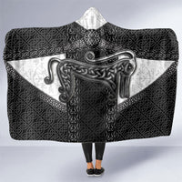 Ancient Scotland Hooded Blanket Pictish Beast Celtic Knotwork