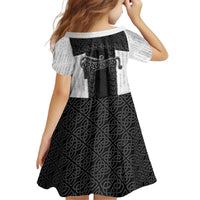 Ancient Scotland Kid Short Sleeve Dress Pictish Beast Celtic Knotwork