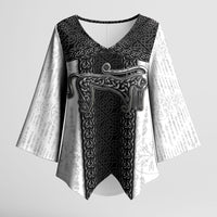 Ancient Scotland Kimono Sleeve Blouse Pictish Beast Celtic Knotwork