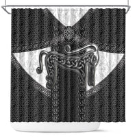 Ancient Scotland Shower Curtain Pictish Beast Celtic Knotwork
