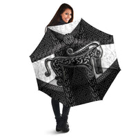Ancient Scotland Umbrella Pictish Beast Celtic Knotwork