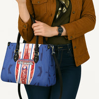 Paraguay Football Leather Bag Trophy Grunge Stripes