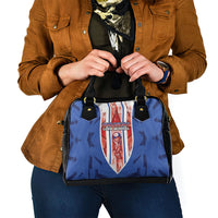 Paraguay Football Shoulder Handbag Trophy Grunge Stripes