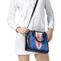 Paraguay Football Shoulder Handbag Trophy Grunge Stripes