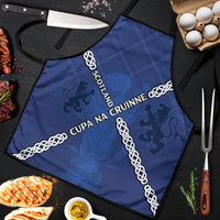Scotland Football Apron Saltire Celtic Knot Lion Rampant