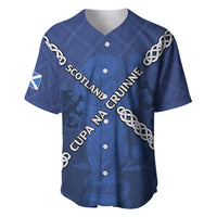 Custom Scotland Football Baseball Jersey Saltire Celtic Knot Lion Rampant