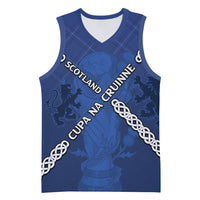 Custom Scotland Football Basketball Jersey Saltire Celtic Knot Lion Rampant