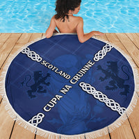 Scotland Football Beach Blanket Saltire Celtic Knot Lion Rampant