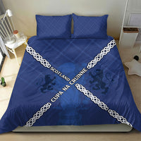 Scotland Football Bedding Set Saltire Celtic Knot Lion Rampant