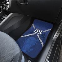 Custom Scotland Football Car Mats Saltire Celtic Knot Lion Rampant