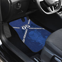 Custom Scotland Football Car Mats Saltire Celtic Knot Lion Rampant
