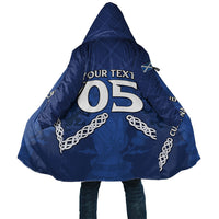 Custom Scotland Football Cloak Saltire Celtic Knot Lion Rampant