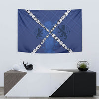 Scotland Football Tapestry Saltire Celtic Knot Lion Rampant